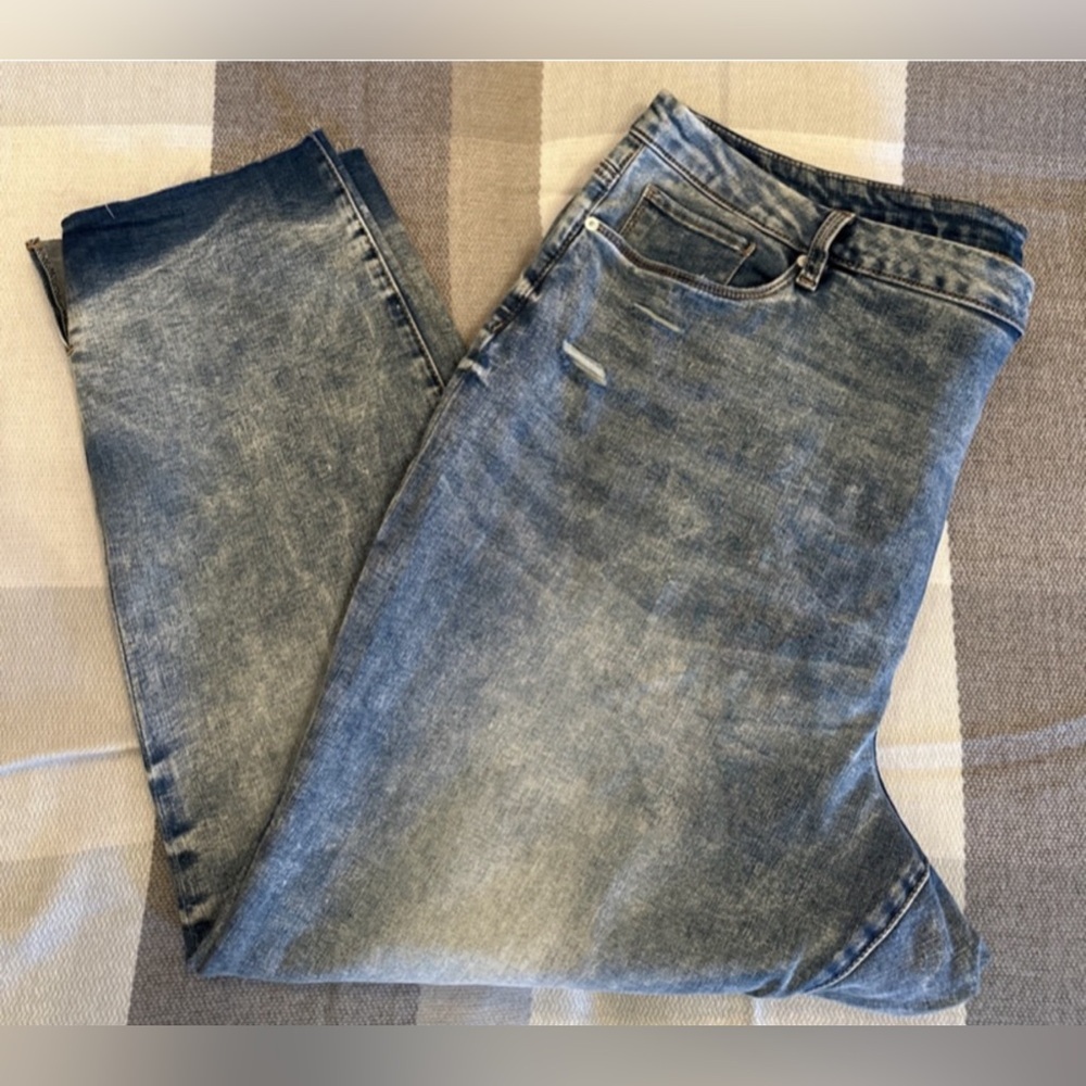 NWOT Blank NYC The Madison Crop high rise jeans women’s sz 24W